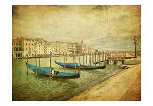 Fotobehang - Grand Canal, Venice (Vintage)