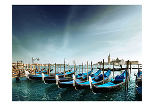 Fotobehang - Gondels op het Canal Grande, Venetië