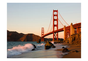 Fotobehang - Golden Gate Bridge - sunset, San Francisco