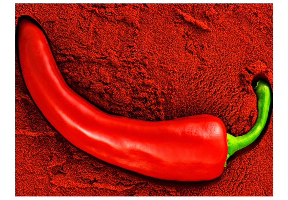 Fotobehang - Red hot chili pepper