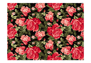 Fotobehang - Klassieke roos achtergrond