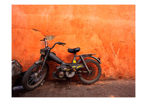 Fotobehang - Old moped
