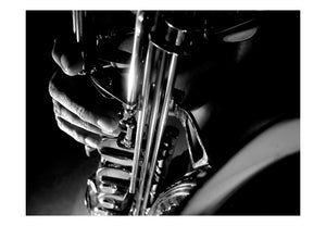 Fotobehang - Muziek en saxofoon