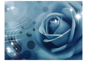 Fotobehang - Blue rose