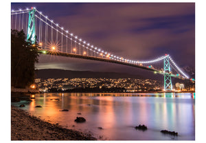 Fotobehang - Lions Gate Bridge - Vancouver (Canada)