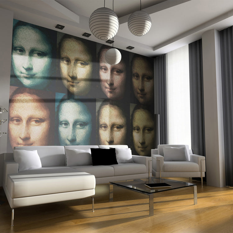 Fotobehang - Mona Lisa (pop art)