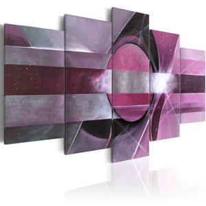 Foto schilderij - Purple abstraction