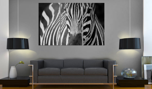 Foto schilderij - Mevr. Zebra
