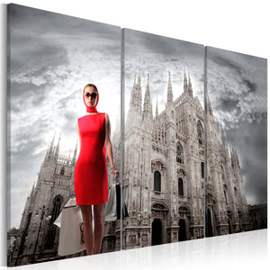 Foto schilderij - Milan- the capital of fashion