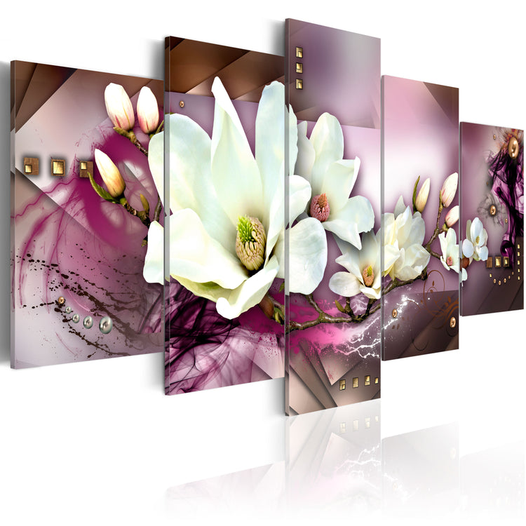 Foto schilderij - Magnetic abstraction with an orchid