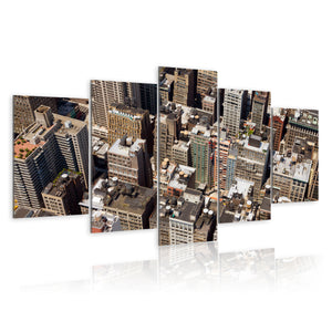 Foto schilderij - NY rooftops