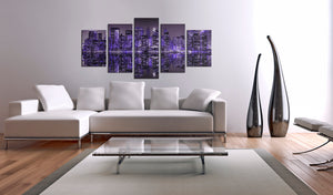 Foto schilderij - Deep deep purple - NYC