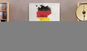Foto schilderij - Kaart van Duitsland