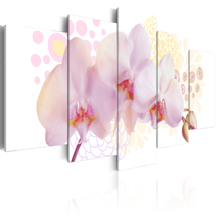 Foto schilderij - Finessed orchidee
