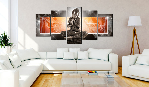 Foto schilderij - Buddha and ornaments