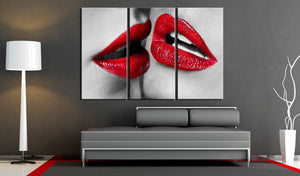 Foto schilderij - Hot lips