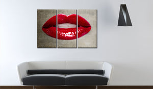 Foto schilderij - Female lips
