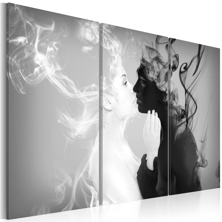 Foto schilderij - Smoky kiss