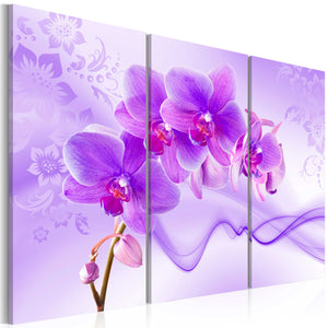 Foto schilderij - Ethereal orchid - violet