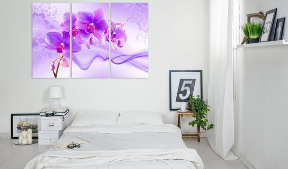 Foto schilderij - Ethereal orchid - violet