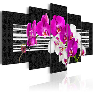 Foto schilderij - Modest orchids
