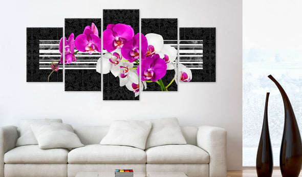 Foto schilderij - Modest orchids