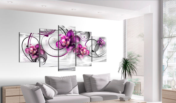 Foto schilderij - Orchids and Pearls
