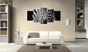 Foto schilderij - Zebra look