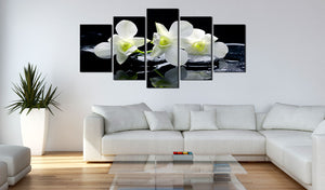 Foto schilderij - Melancholic orchids