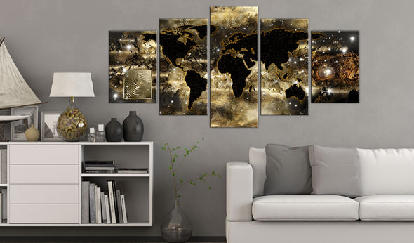 Foto schilderij - Continents of bronze
