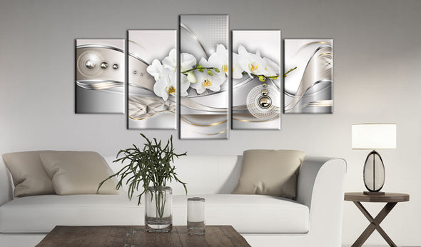Foto schilderij - Pearl Dance of Orchids