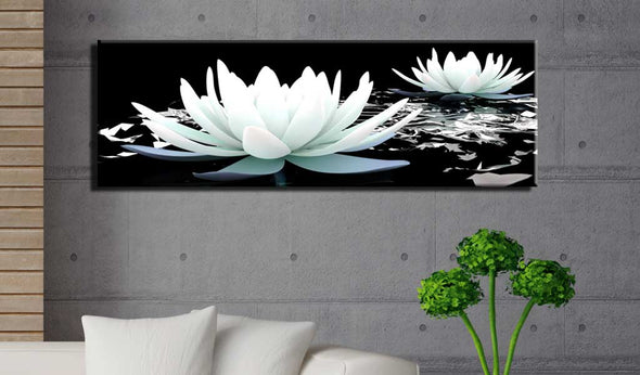 Foto schilderij - Alabaster lilies