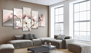 Foto schilderij - Magnolia in bloom