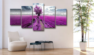 Foto schilderij - Purple Land