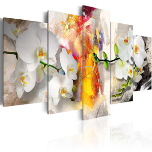 Foto schilderij - Orchid And Colors
