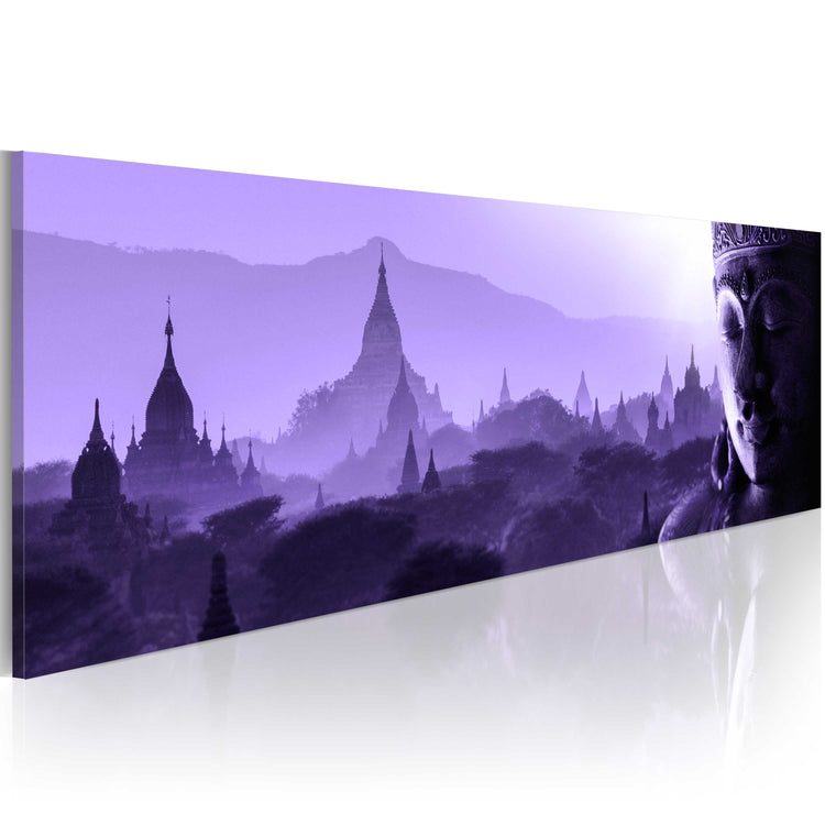 Foto schilderij - Purple Zen