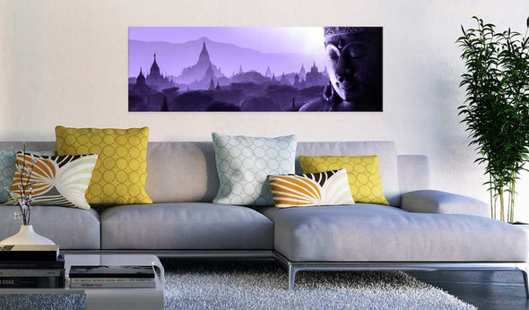 Foto schilderij - Purple Zen