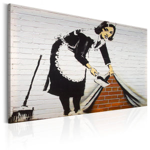 Foto schilderij - Maid in London by Banksy