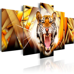 Foto schilderij - Energy of Tiger
