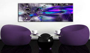 Foto schilderij - Purple Comet