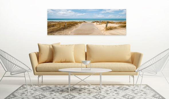 Foto schilderij - Windy Beach