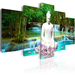 Foto schilderij - Zen Waterfall
