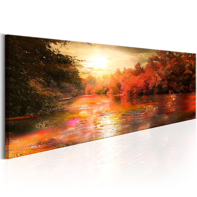 Foto schilderij - Autumnal River