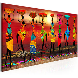 Foto schilderij - African Women Dancing