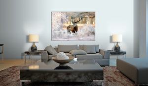 Foto schilderij - Deer in the Cold