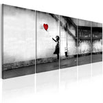 Foto schilderij - Banksy: Runaway Balloon