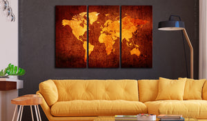 Foto schilderij - World of Orange