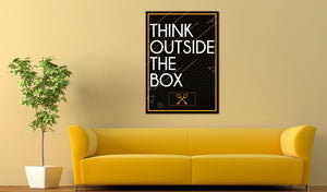 Foto schilderij - Think outside the box