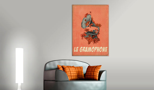 Foto schilderij - Le gramophone