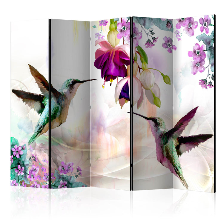 Kamerscherm - Hummingbirds and Flowers II